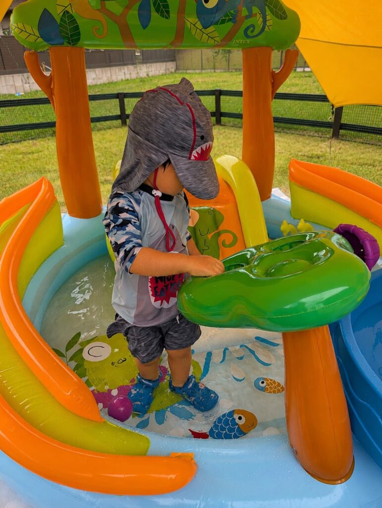 プールの水深　2歳
