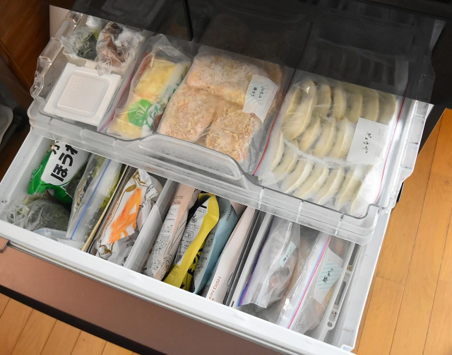 日頃から味付け食材を冷凍ストック