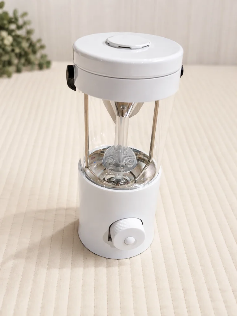 電池を使わない防災ライト